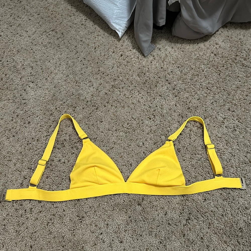 Yellow Bikini Top